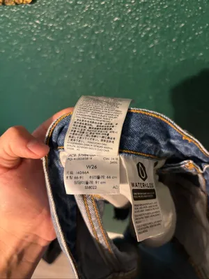 Levi’s Blue Denim Skirt Sz 26 Mini thumbnail 3