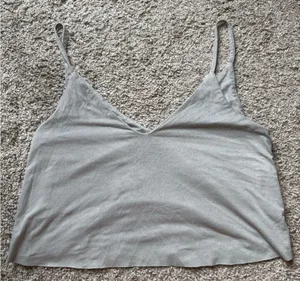 Forever 21 Soft Gray Top thumbnail 2