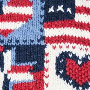 Vintage 90s Nuggets American Flag Patriotic Sweater thumbnail 7