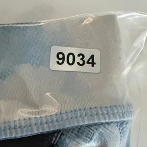 Lululemon‎ Free To Be Wild Sports Bra Size 8 Blue White Abstract Strappy Back thumbnail 5