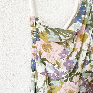 Astr Santorini One Shoulder Midi Dress Off White Retro Floral Size Small Wedding thumbnail 6