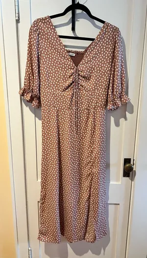 Abercrombie & Fitch polka dot dress thumbnail 1