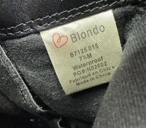 Blondo Black Waterproof Ankle Boots Size 7.5M thumbnail 8