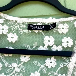 Nasty Gal collection sheer crop top thumbnail 7
