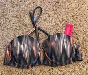NWT xhilaration bikini push up top thumbnail 1