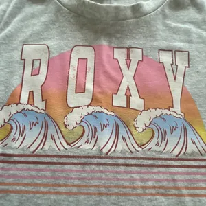 Roxy‎ Baby Cropped Tee Large Sunset Wave Short Sleeve Relaxed Soft Surf Retro thumbnail 2