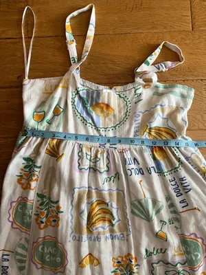 L - PAPER HEART - La dolce Vita - Cream Floral Print Maxi Boho Dress thumbnail 8