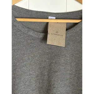 Alternative Apparel Gray Cotton Blend Long Sleeve Pullover Shirt NWT Women's L thumbnail 8