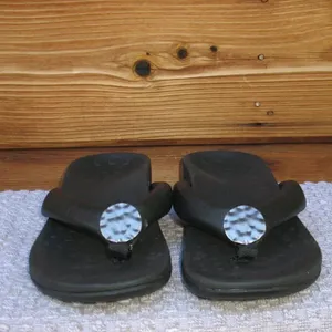 NWOB Vionic Lida Black Thong Sandals Shoes Size 7 thumbnail 3