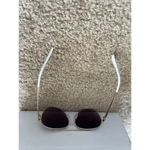 Guess aviator sunglasses retro rose gold steampunk grunge metal sophisticated thumbnail 5