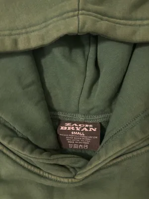 Unisex Zach Bryan Green Hoodie thumbnail 3