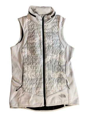 The North Face Vest‎ Womens Quilted Full Zip Sleeveless camo Jacket vest thumbnail 1