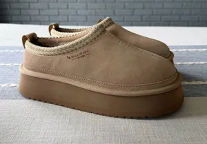Koolaburra by Ugg NWT Burree Platform Shoes Slippers Desert Stone Sand Size 7 thumbnail 1