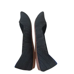 Rothy’s The Point Heathered Black Women’s Flats 9 thumbnail 4