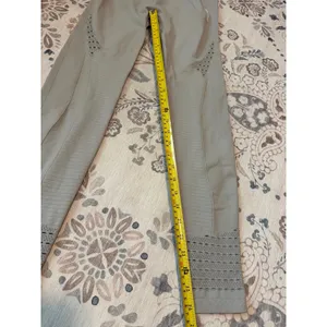 Gymshark Energy Seamless Leggings Gray L High Waisted Mesh EUC GLLG5040 thumbnail 4