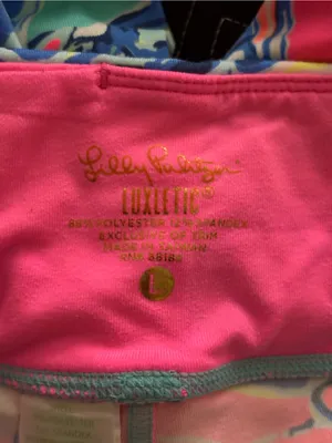 Lilly Pulitzer Capri Leggings Size Large thumbnail 3