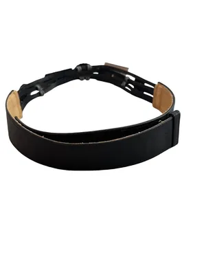 Ginnie Johansen Inc Black Silver Concha Western Boho Faux Leather Belt Women's thumbnail 8