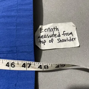 Vintage Weather Master Jacket Petite Size 10 Cobalt Blue Trench Rain Coat Preppy thumbnail 13