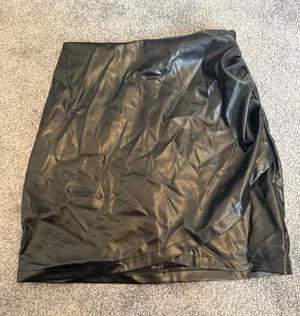 Black Leather Skirt thumbnail 1