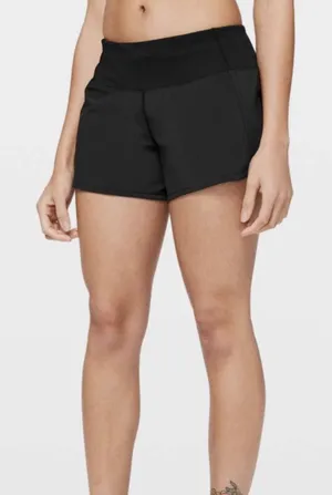 Lululemon Run Times Short in Black thumbnail 1