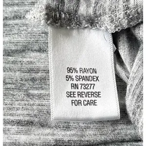 Apt.9 Essentials‎ Women's Gray V-Neck Short Sleeve Tee Size Large thumbnail 7