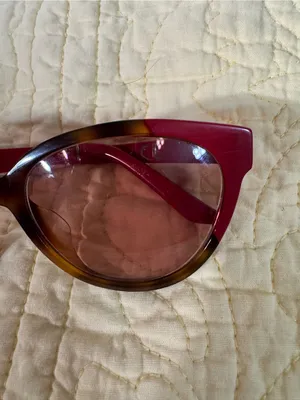 Maui Jim Sunshine Two-Tone Cat Eye Sunglasses in Burgundy Red and Brown thumbnail 14