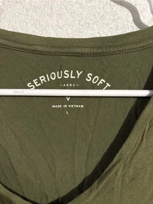 Aeropostale Seriously Soft Perfect V Long Sleeve Tee | Size: Large thumbnail 3