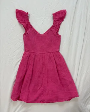Hollister Pink Flowy Mini Dress thumbnail 2