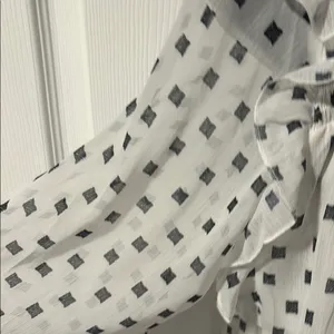 White Puff Sleeve Blouse with Peter Pan Collar thumbnail 4