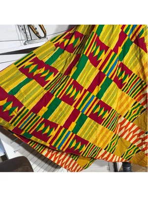 Vintage retro 70s dress hippie boho patchwork asymmetrical Western art whimsical thumbnail 7