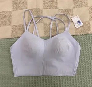 NWT Lululemon Like a Cloud Longline Bra B/C‎ size 10 Serene Blue thumbnail 1