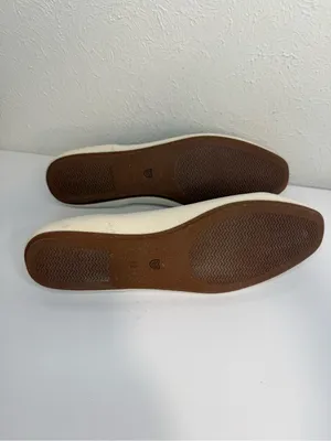 Rothy’s Ivory White Rosette Flower Ballet Flats Size 12 thumbnail 5