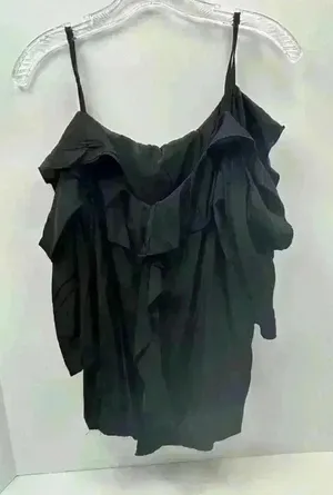 Black Ruffle Camisole Top‎ thumbnail 1
