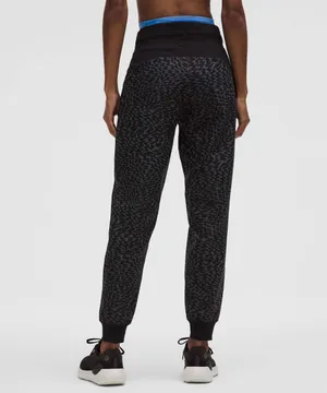 Lululemon Dance Studio Mid-Rise Jogger Full Length Leopard Warp Black Multi thumbnail 2