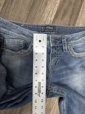 Silver jeans Lola low rise bootcut flare denim jeans pants Y2K (actual 31x30) thumbnail 6