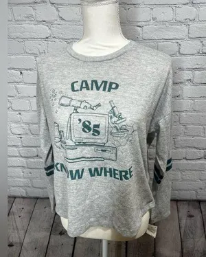 NWT Stranger Things long sleeve soft top size xs thumbnail 1
