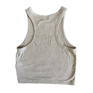 Aritzia Sunday Best Honor Tank Heather Oatmeal Beige Crop Top Small thumbnail 4