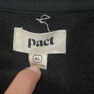 Women’s Pact Courtside V-Neck Sweatshirt Black Size XL thumbnail 7