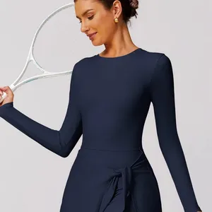 NWT Navy Long Sleeve Romper Blue thumbnail 2