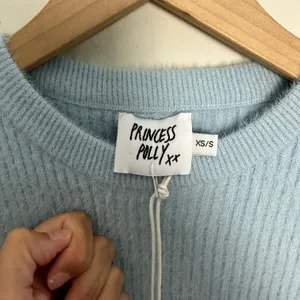 NWT - Jesica Sweater Baby Blue Ruched Sides Soft Knit 90s 2000s thumbnail 7