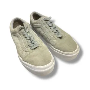Vans Old Skool Stacked Embossed‎ Check Platform Sneakers Shoes Light Gray 7 thumbnail 2