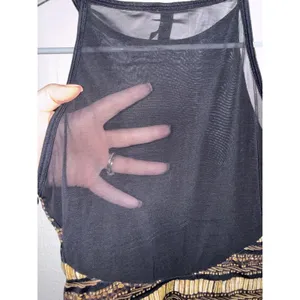 Victoria Sport Womens Gold Black Tribal Print Mesh Back Bodysuit Medium thumbnail 5
