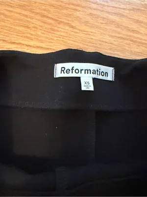 Reformation Jolie High-Waisted Ponte Flare Pants thumbnail 6