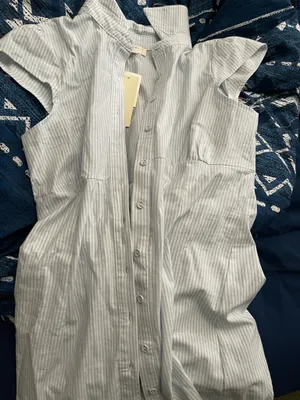 Thirty/Thirty Button Up Dress Gray Size L thumbnail 1