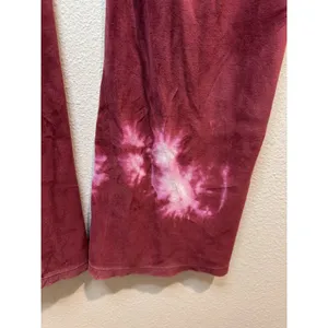 Victoria's Secret Y2K Pink Velour Pants Fold Over‎ Bootcut In Burgundy Size M thumbnail 7