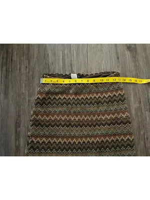 VTG Unit Earthy Knit Pull On Skirt Sz S Boho thumbnail 4