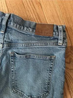 J Crew Classic Straight Jeans 27 Light Wash Blue Casual Minimalist thumbnail 10