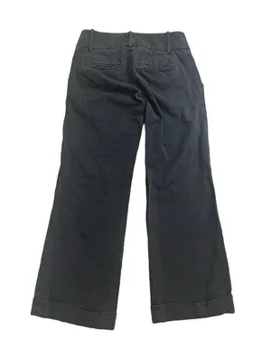 Joie EUC Black Wide Leg Cuffed Y2K Jeans Sz 4 thumbnail 2