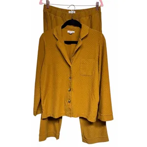 Madewell‎ Knit Bedtime Long-Sleeve Pajama Set Clipdot Women's Size Medium thumbnail 2
