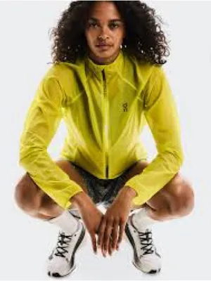 On Running Zero Jacket‎ Womens Large Lime Green NWT Packable Windbreaker thumbnail 1